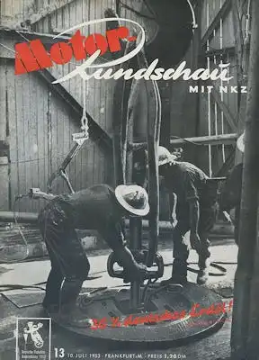 Motor Rundschau 1953 Heft 13