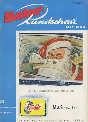 Motor Rundschau 1954 Heft 24