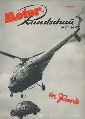 Motor Rundschau 1954 Heft 21