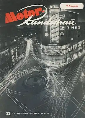 Motor Rundschau 1954 Heft 22