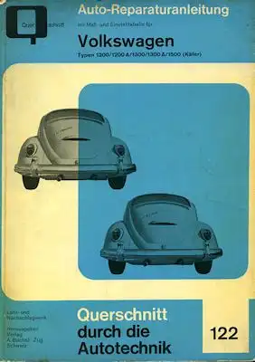 VW Käfer Reparaturanleitung Bucheli Nr. 122 1961-1967
