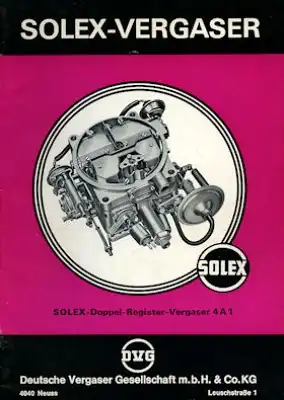 Solex Vergaser Type 4A1 2.1972