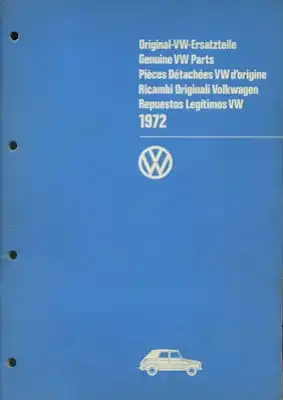 VW 181 Bildkatalog 1972