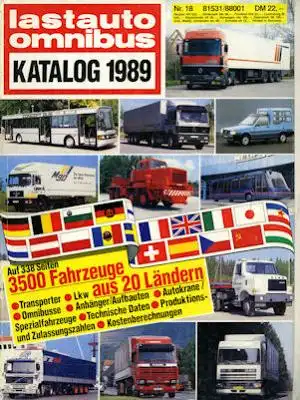 Lastauto + Omnibus Katalog Nr. 18 1989