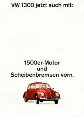 VW Programm 1500 ccm Motor 8.1966