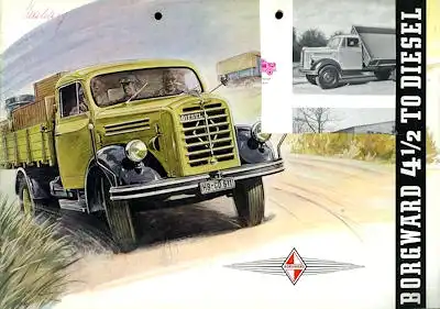 Borgward 4,5 to Prospekt 9.1957