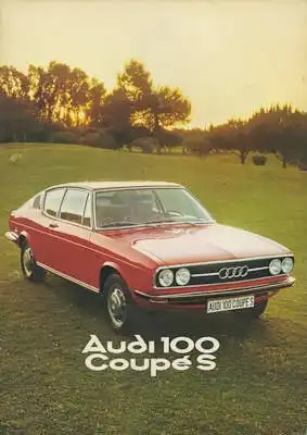Audi 100 Coupe S Prospekt 1.1976
