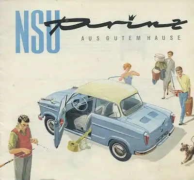 NSU Prinz I und II Prospekt 1958