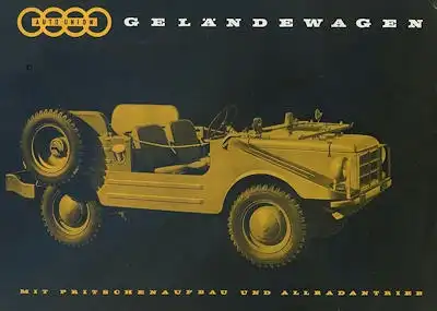 Auto-Union Geländewagen Prospekt 1960er Jahre