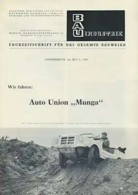 Auto-Union Munga Test 1962
