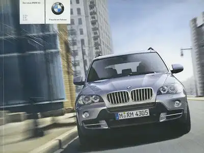 BMW X 5 E 70 Prospekt 2007