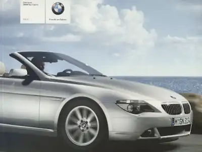 BMW 6er Cabrio E 64 Prospekt 2004