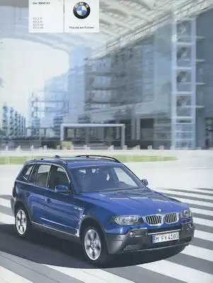 BMW X 3 E 83 Prospekt 2005