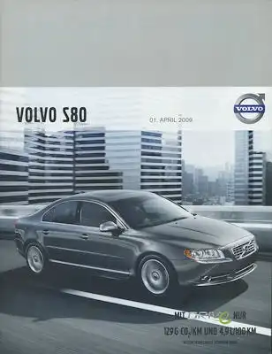 Volvo S 80 Preisliste 4.2009