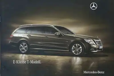 Mercedes-Benz E-Klasse T-Modelle Prospekt 8.2009