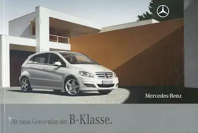 Mercedes-Benz B-Klasse Prospekt 12.2008