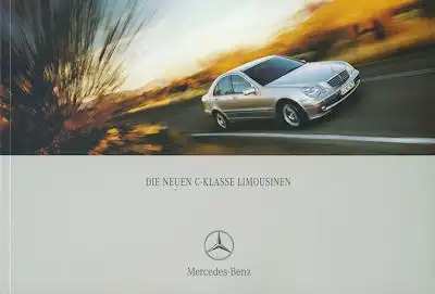 Mercedes-Benz C-Klasse Limousinen Prospekt 1.2001