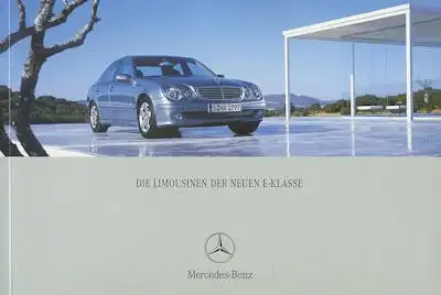 Mercedes-Benz E-Klasse Limousinen Prospekt 2.2003