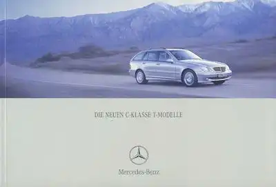 Mercedes-Benz C-Klasse T-Modelle Prospekt 2.2001