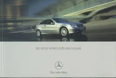 Mercedes-Benz C-Klasse Sportcoupé Prospekt 8.2001