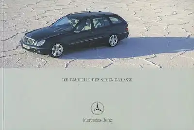 Mercedes-Benz E-Klasse T-Modelle Prospekt 1.2003