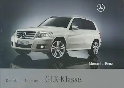 Mercedes-Benz GLK Edition 1 Prospekt 6.2008