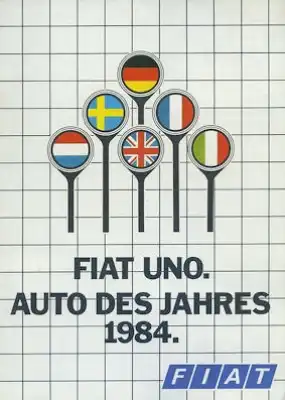 Fiat Uno Prospekt 1.1984