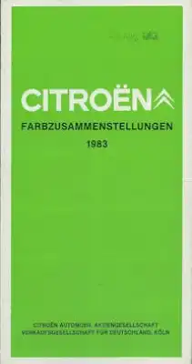 Citroen Farben 1983