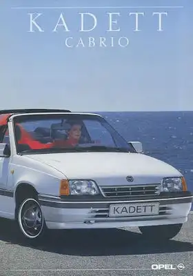 Opel Kadett E Cabrio Prospekt 2.1990