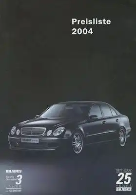 Mercedes-Benz Brabus Preisliste 2004