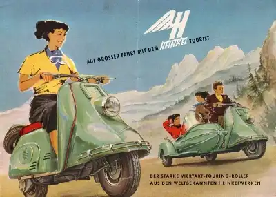 Heinkel Tourist 174 ccm Prospekt 1954