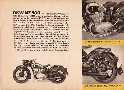 DKW NZ 500 Prospekt 1939