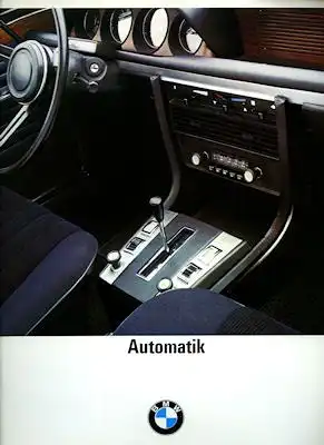 BMW Automatik Prospekt 1970