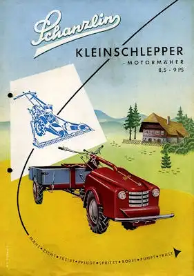 Schanzlin Programm 1950er Jahre