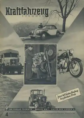 Kraftfahrzeugtechnik KFT 1955 Heft 4