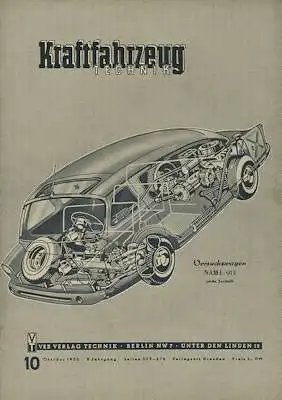Kraftfahrzeugtechnik KFT 1955 Heft 10