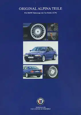 BMW Alpina E 39 Teile-Prospekt 6.1996