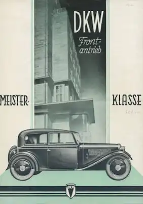 DKW Meisterklasse Prospekt ca. 1932