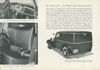 DKW Front-Lieferwagen Prospekt 2.1939