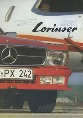 Mercedes-Benz Lorinser Programm ca. 1984