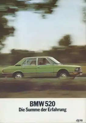 BMW 520 Prospekt 8.1972