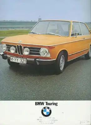 BMW Touring Prospekt 9.1972