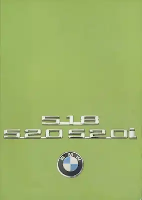 BMW 518 520 520i Prospekt 1975