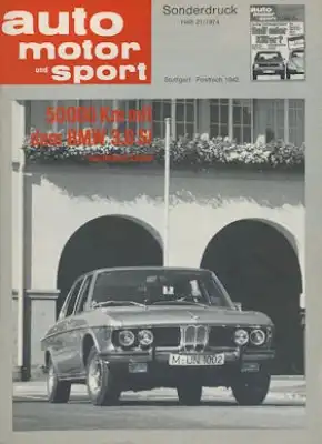 BMW 3.0 SI Test 11.1974