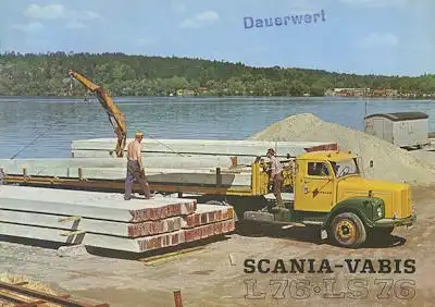 Scania Vabis L 76 / LS 76 Prospekt ca. 1966