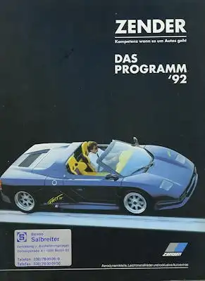 Zender Katalog 1992