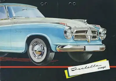 Borgward Isabella Coupé Prospekt 9.1957