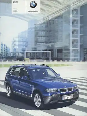 BMW X 3 E 83 Prospekt 2004