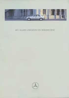 Mercedes-Benz C-Klasse Limousinen Prospekt 8.1996