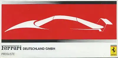 Ferrari Preisliste 9.1990